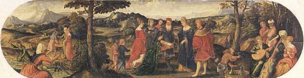 BONIFACIO VERONESE Moses Saved from the Water oil painting image
